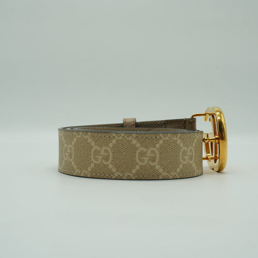 Gucci	GG Marmont Belt 85cm Beige GHW