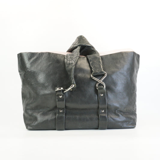 Chanel 8 Knots Tote Bag SHW Medium Black