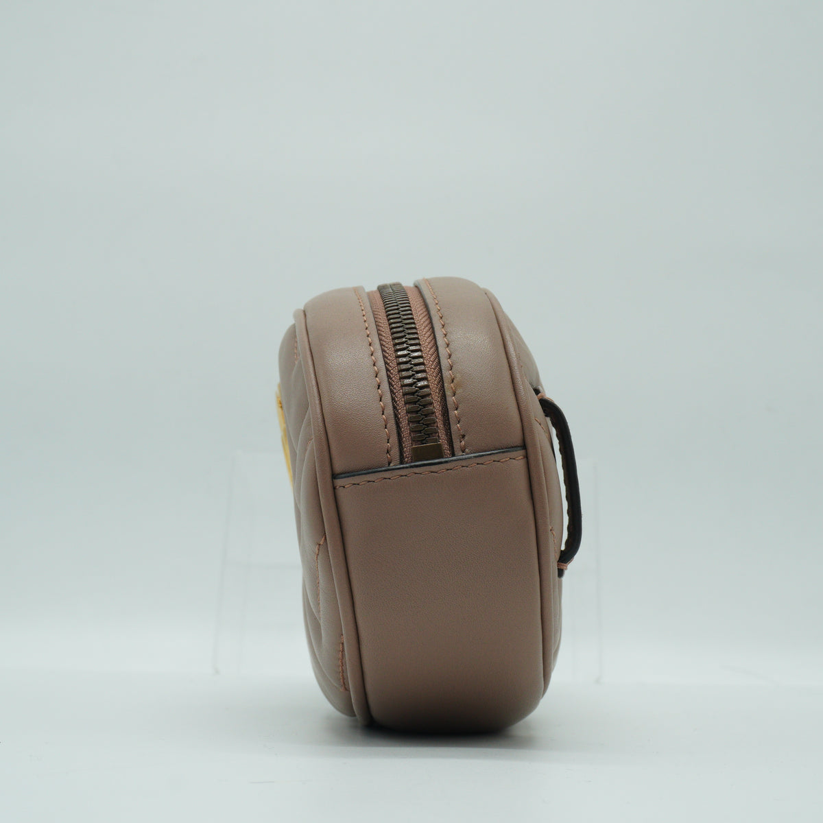 Gucci	GG Marmont Matelassé Small Belt Bag Beige GHW
