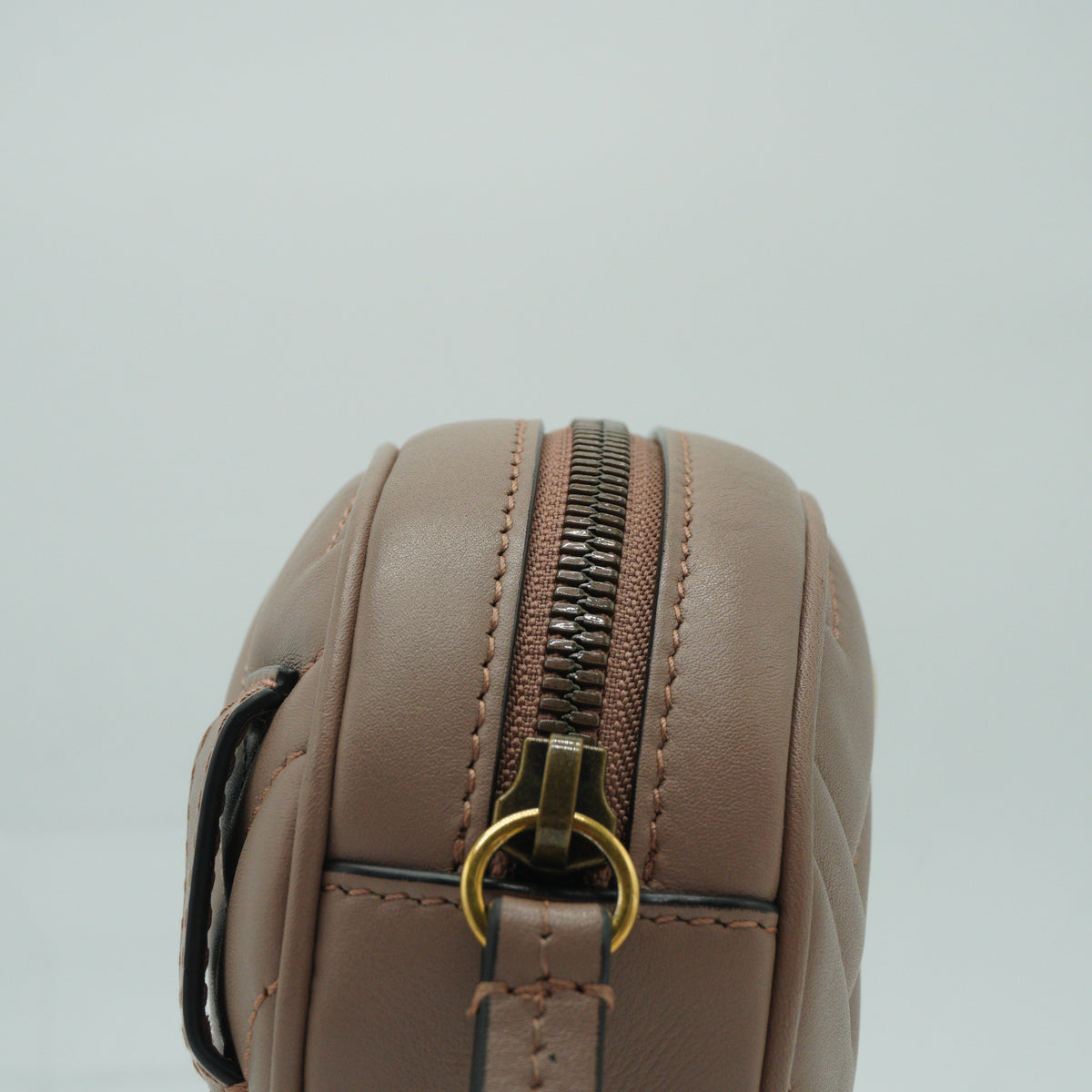 Gucci	GG Marmont Matelassé Small Belt Bag Beige GHW