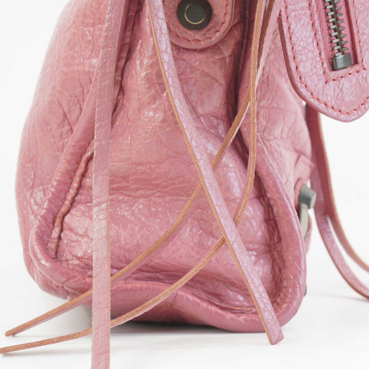 Balenciaga Lambskin City Bag Mini Pink MHW