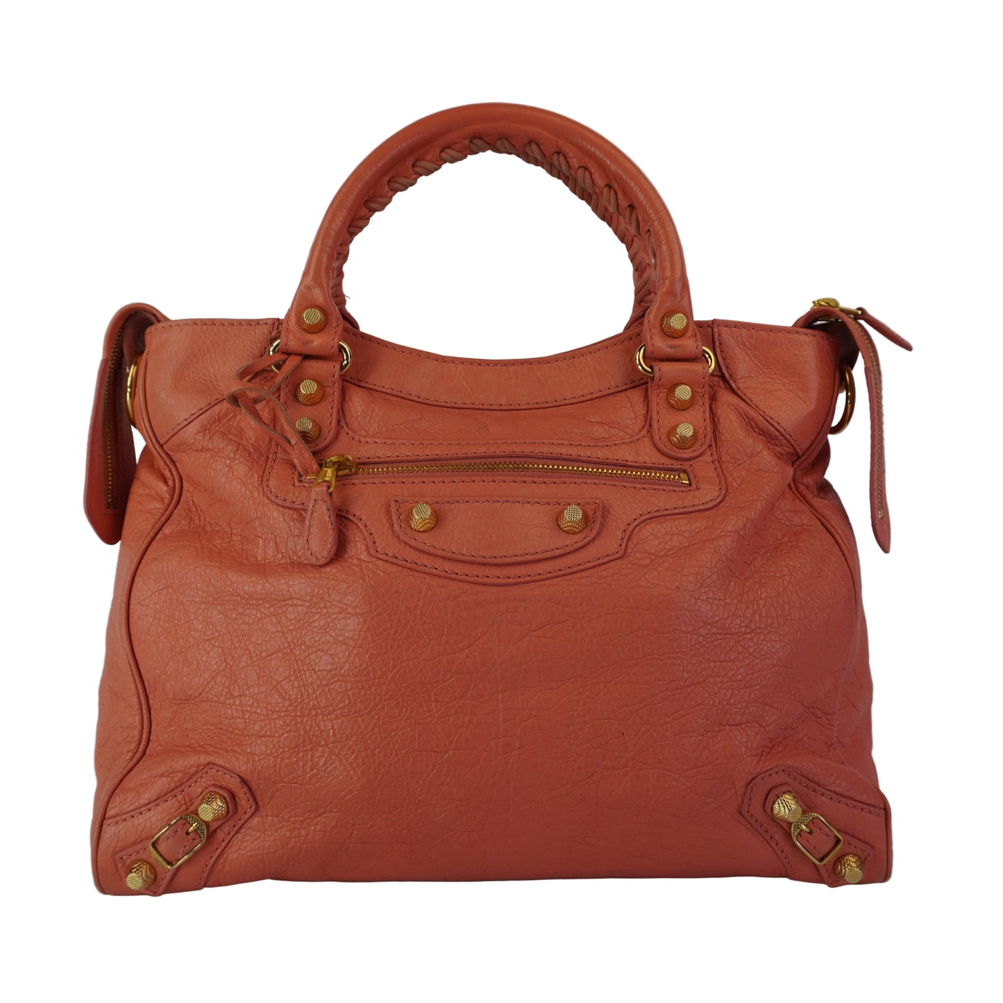 Balenciaga Giant 21 Gold Motorcycle City Bag