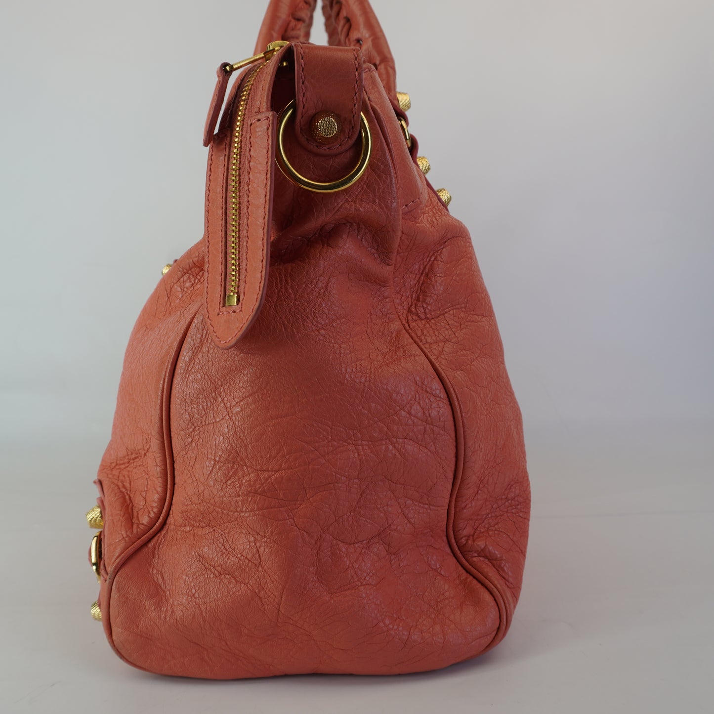Balenciaga Giant 21 Gold Motorcycle City Bag