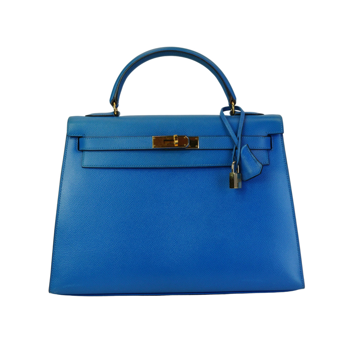 Hermes Kelly Sellier Epsom Blue without Strap
