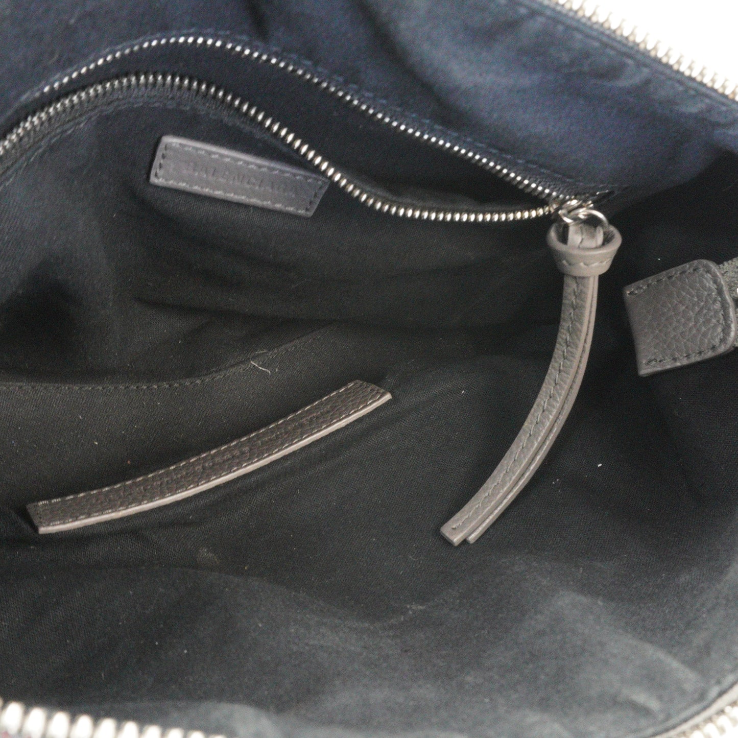 Balenciaga Neo Classic Hobo Pebbled Small Grey SHW