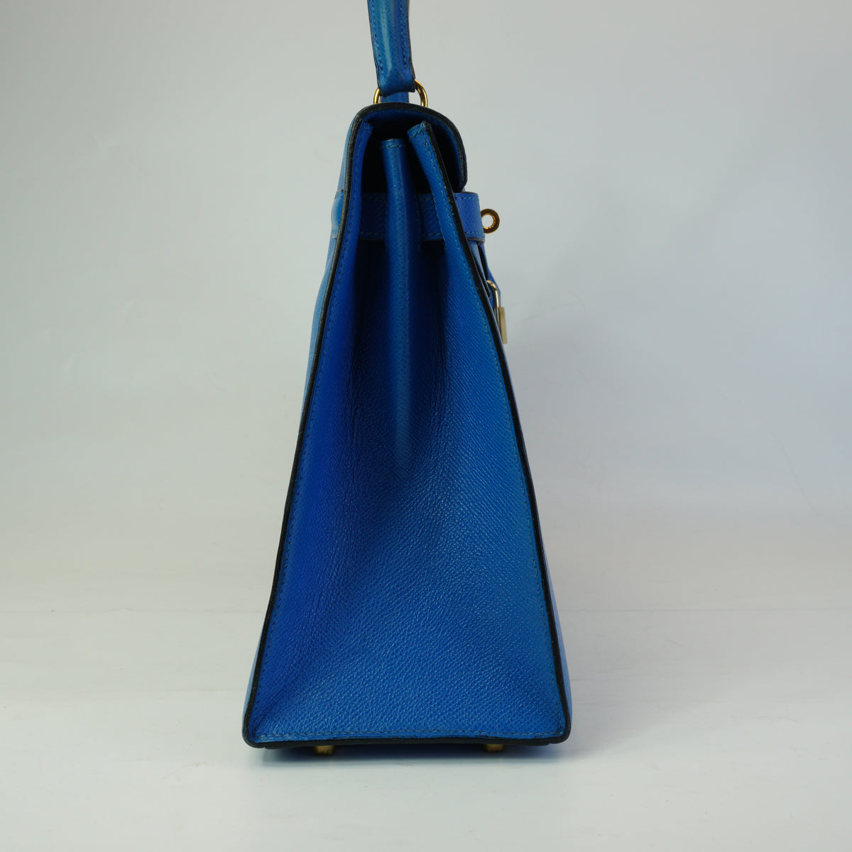 Hermes Kelly Sellier Epsom Blue without Strap