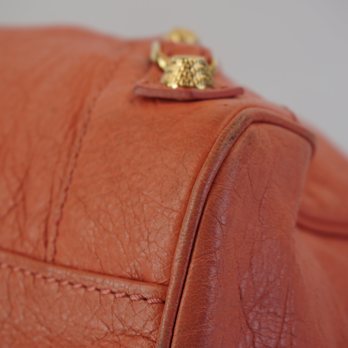 Balenciaga Giant 21 Gold Motorcycle City Bag