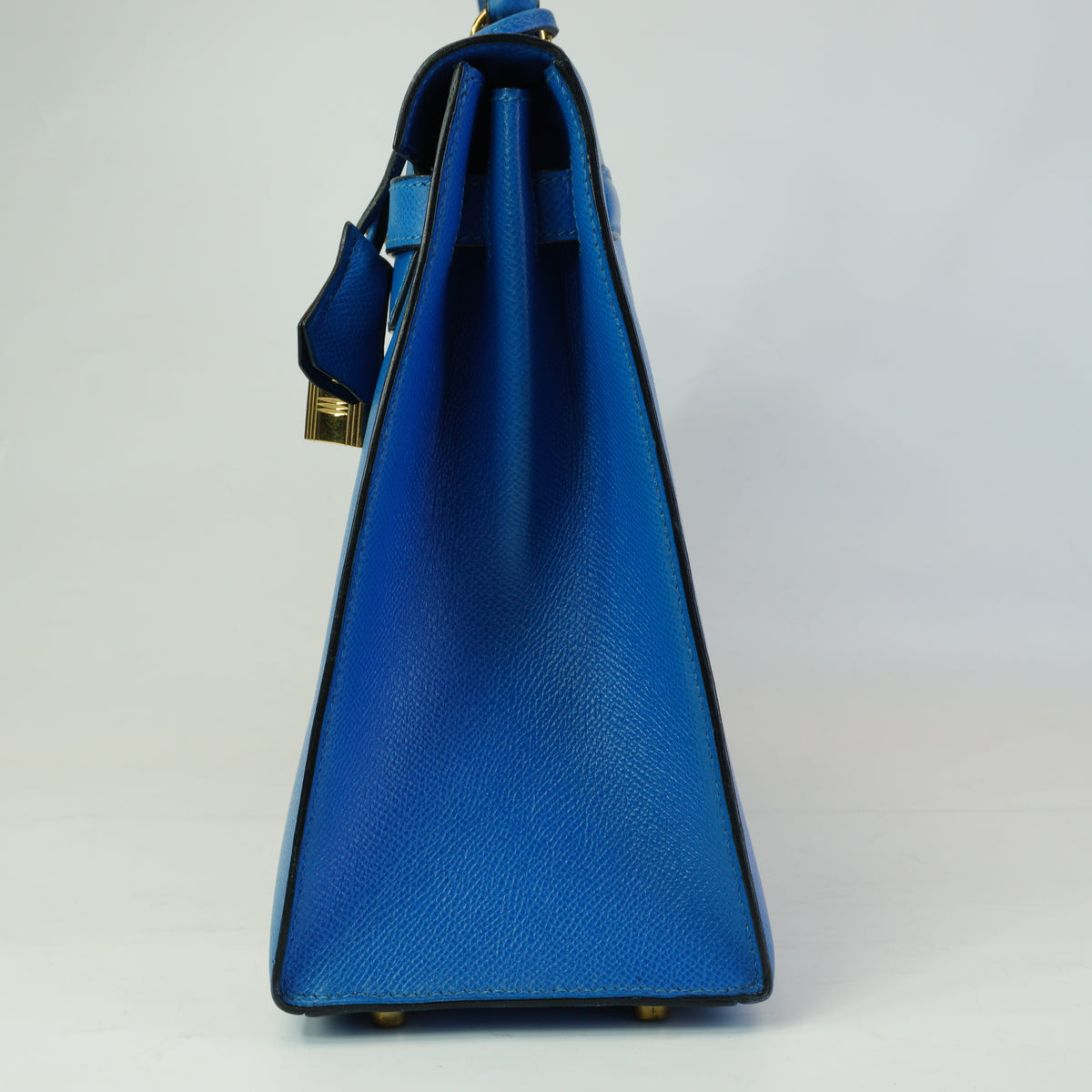 Hermes Kelly Sellier Epsom Blue without Strap