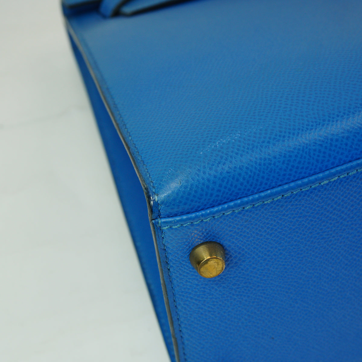 Hermes Kelly Sellier Epsom Blue without Strap