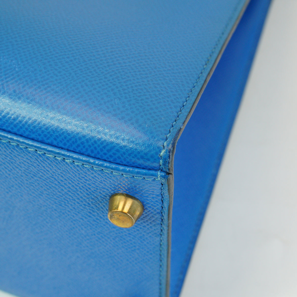 Hermes Kelly Sellier Epsom Blue without Strap