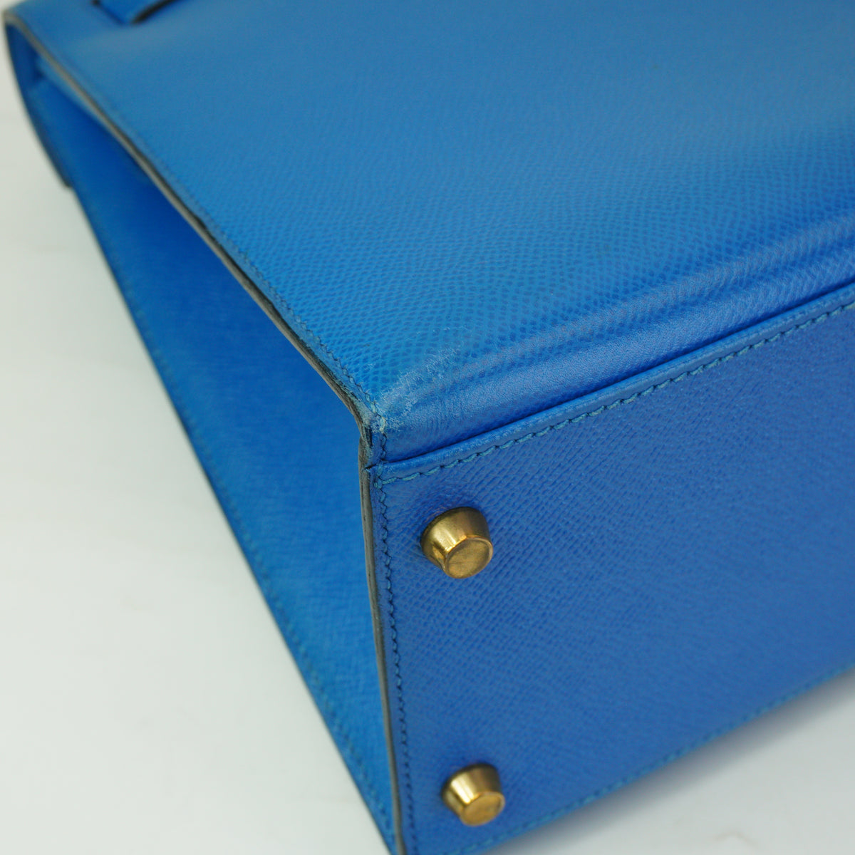 Hermes Kelly Sellier Epsom Blue without Strap