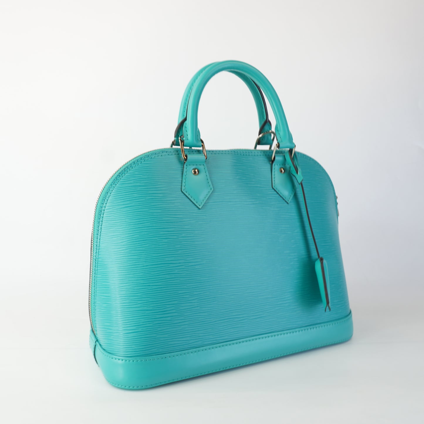 Louis Vuitton	Alma Epi Leather Turquoise