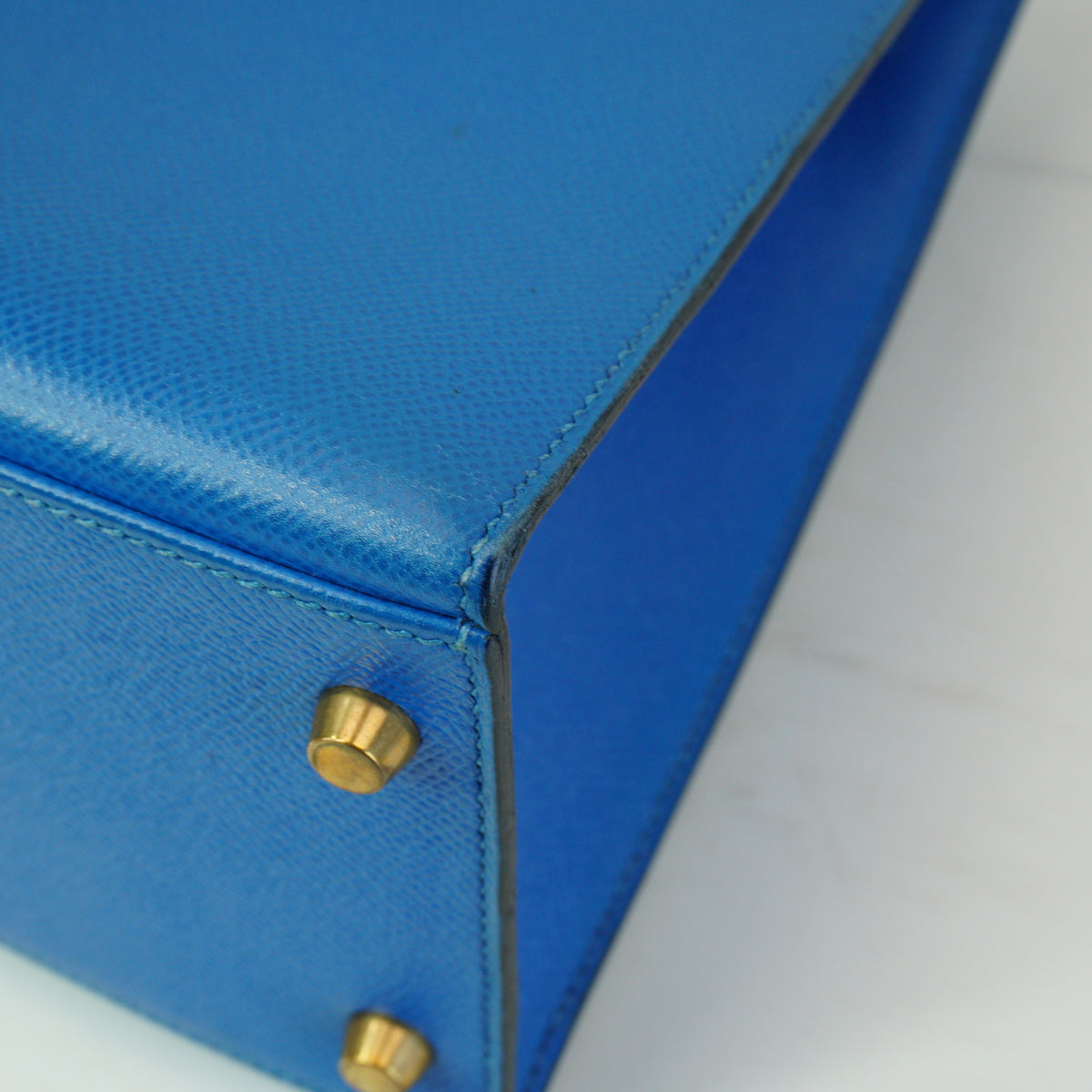 Hermes Kelly Sellier Epsom Blue without Strap
