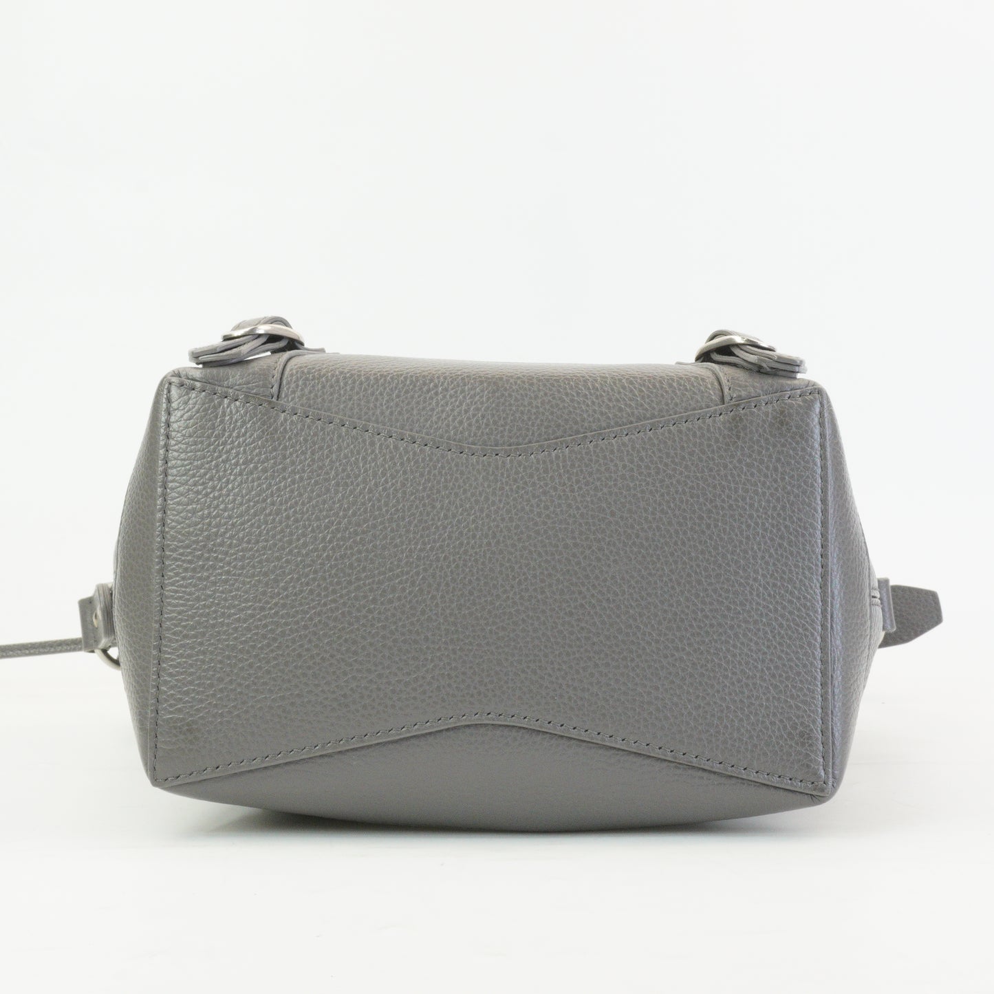 Balenciaga Neo Classic Hobo Pebbled Small Grey SHW