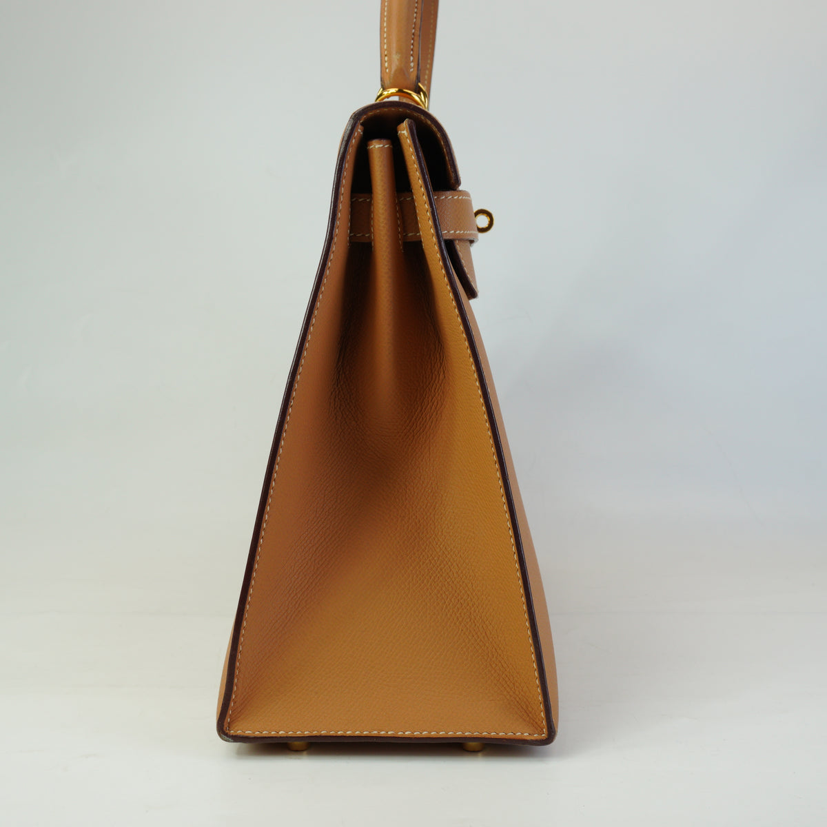 Hermes Kelly Sellier Epsom Beige with Strap