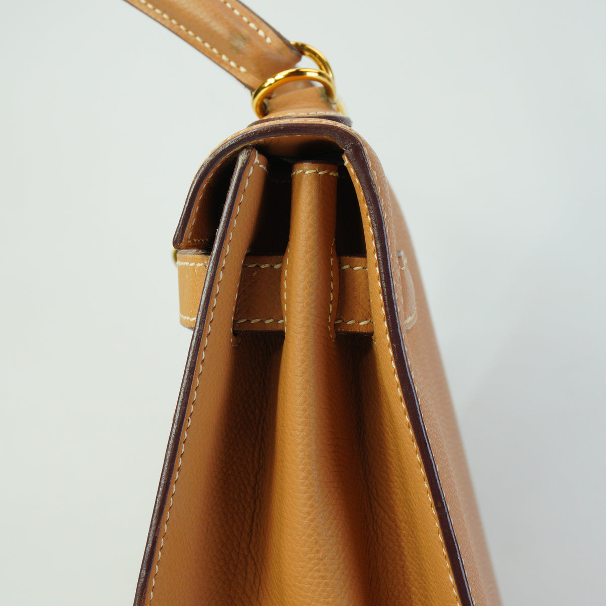 Hermes Kelly Sellier Epsom Beige with Strap