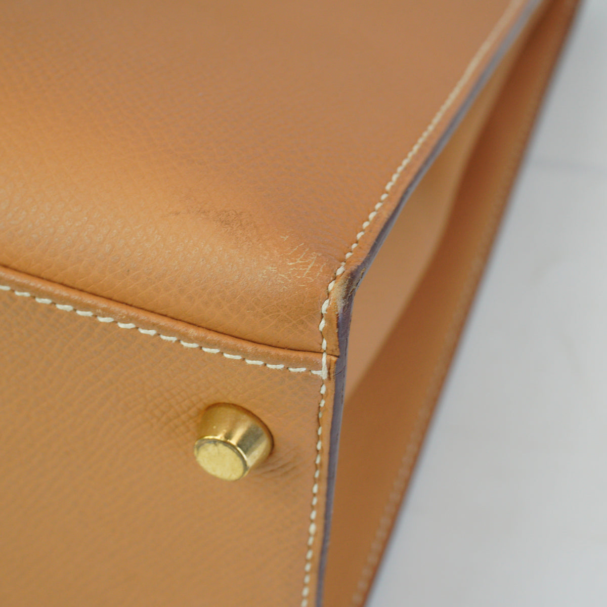 Hermes Kelly Sellier Epsom Beige with Strap