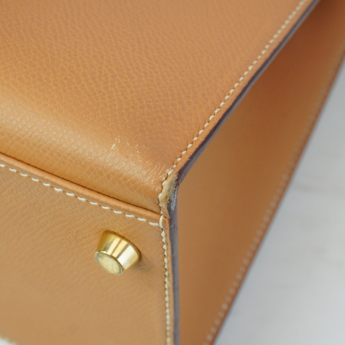 Hermes Kelly Sellier Epsom Beige with Strap