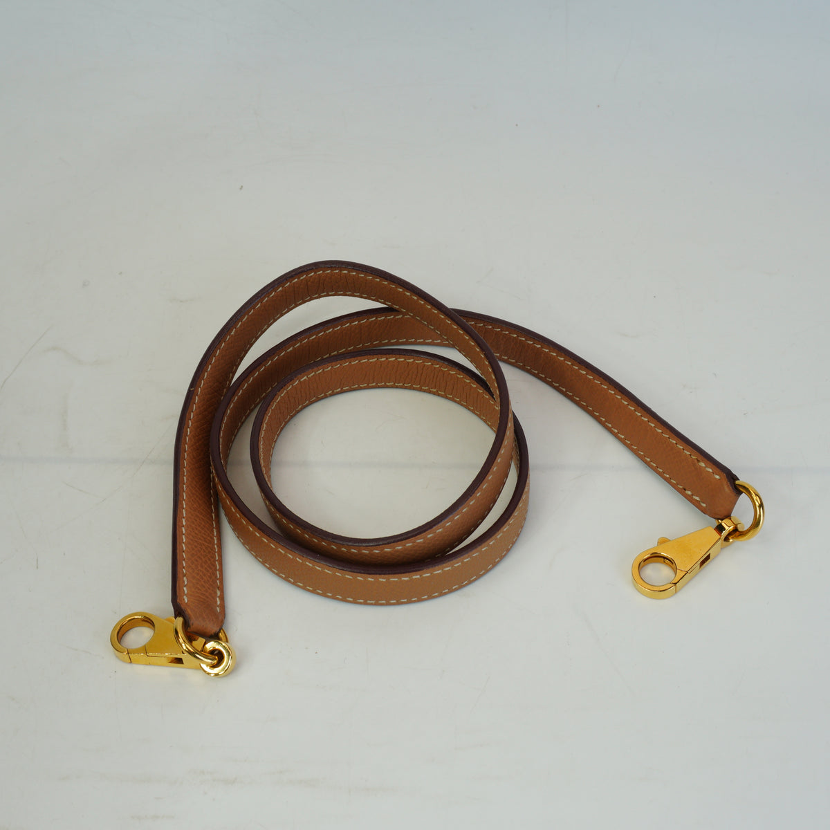 Hermes Kelly Sellier Epsom Beige with Strap