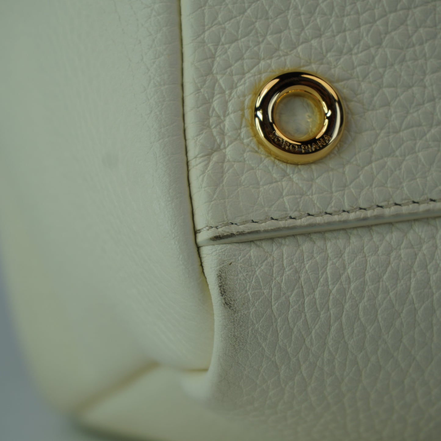 Loro Piana Loom Bag white