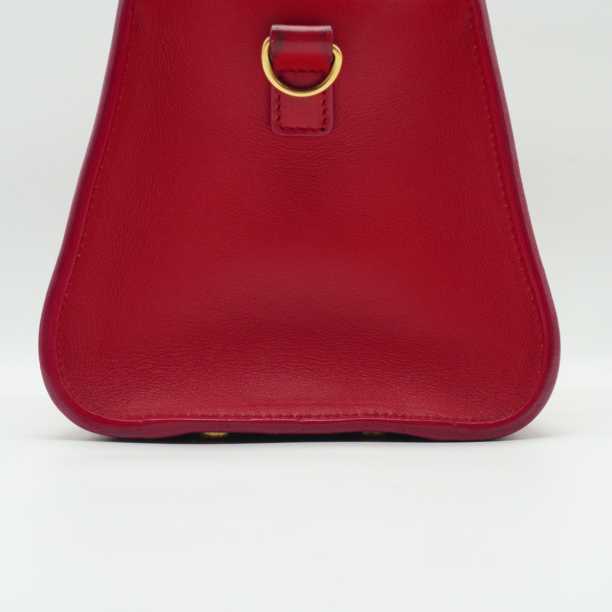 YSL	Cabas Bag Medium Red GHW