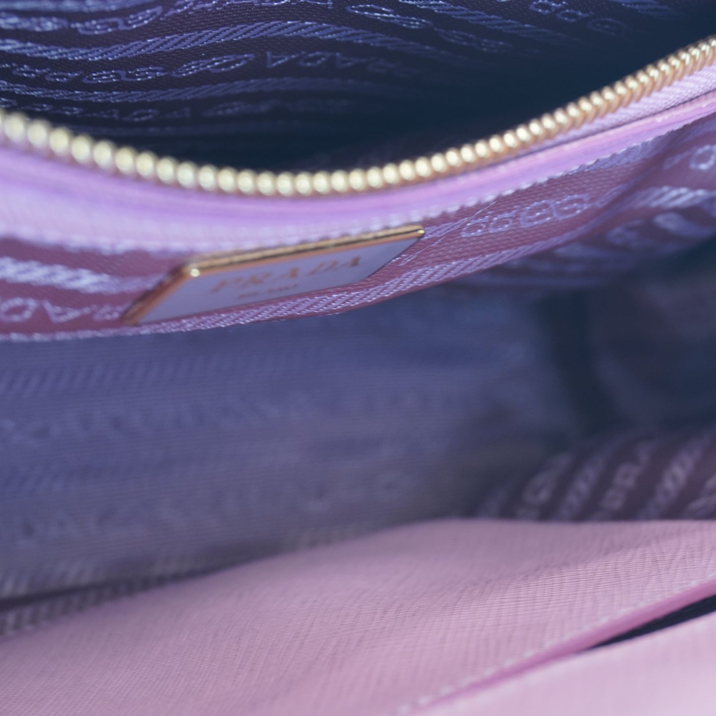 Prada 1BA863 Saffiano Lux Pink
