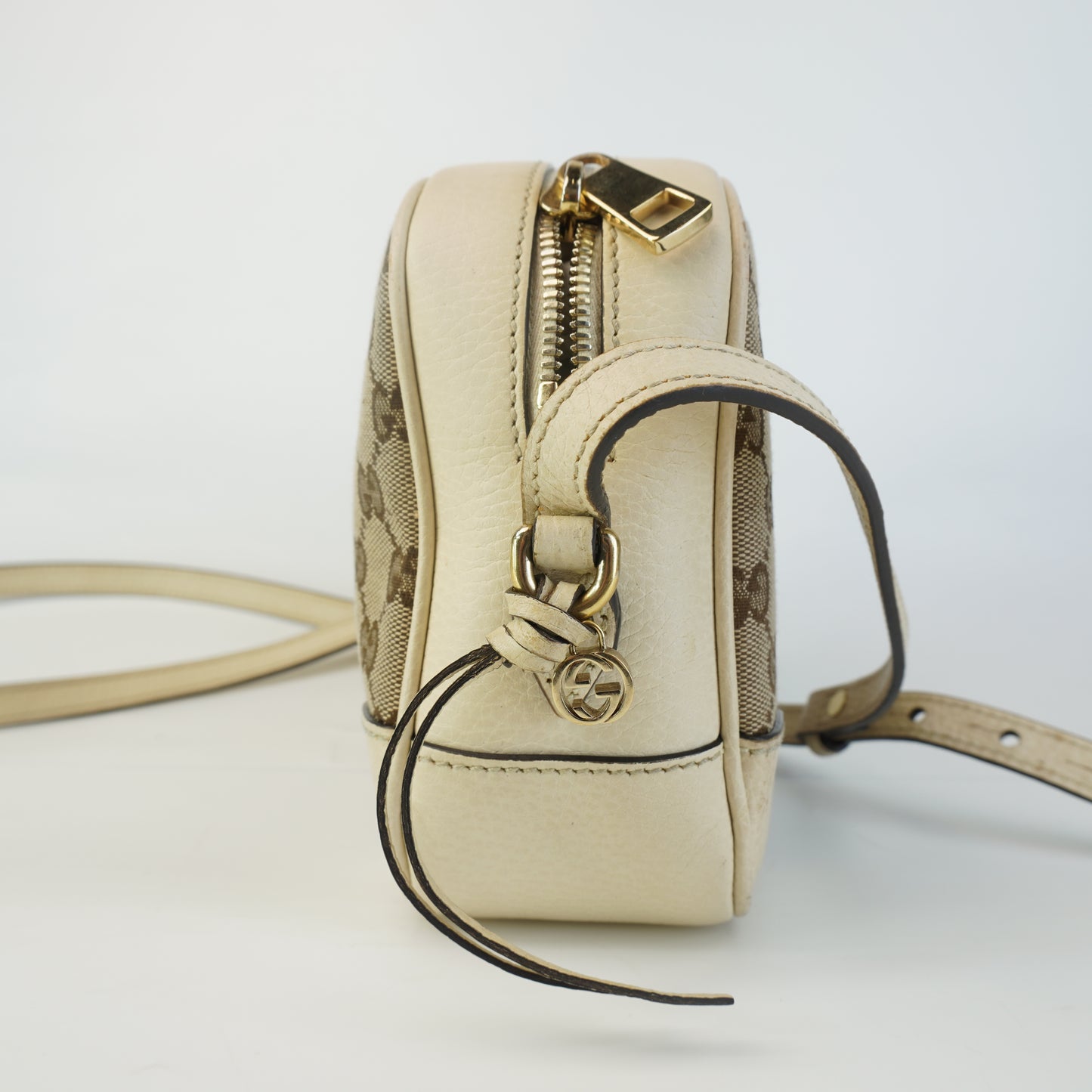 Gucci Camera Bag White Trims