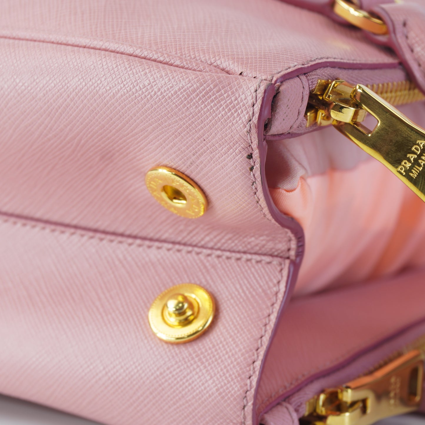 Prada 1BA863 Saffiano Lux Pink
