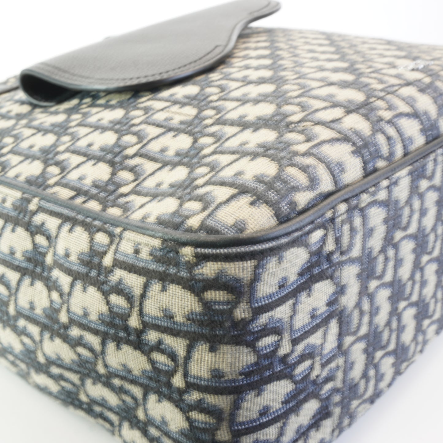Dior	Saddle Tote Bag 2 Way Beige/Black