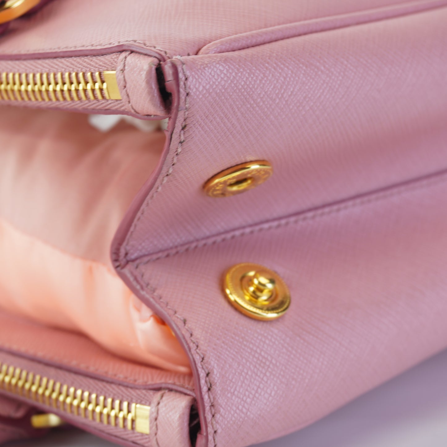 Prada 1BA863 Saffiano Lux Pink