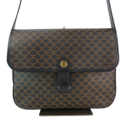 Celine Vintage Macadam Shoulder Bag