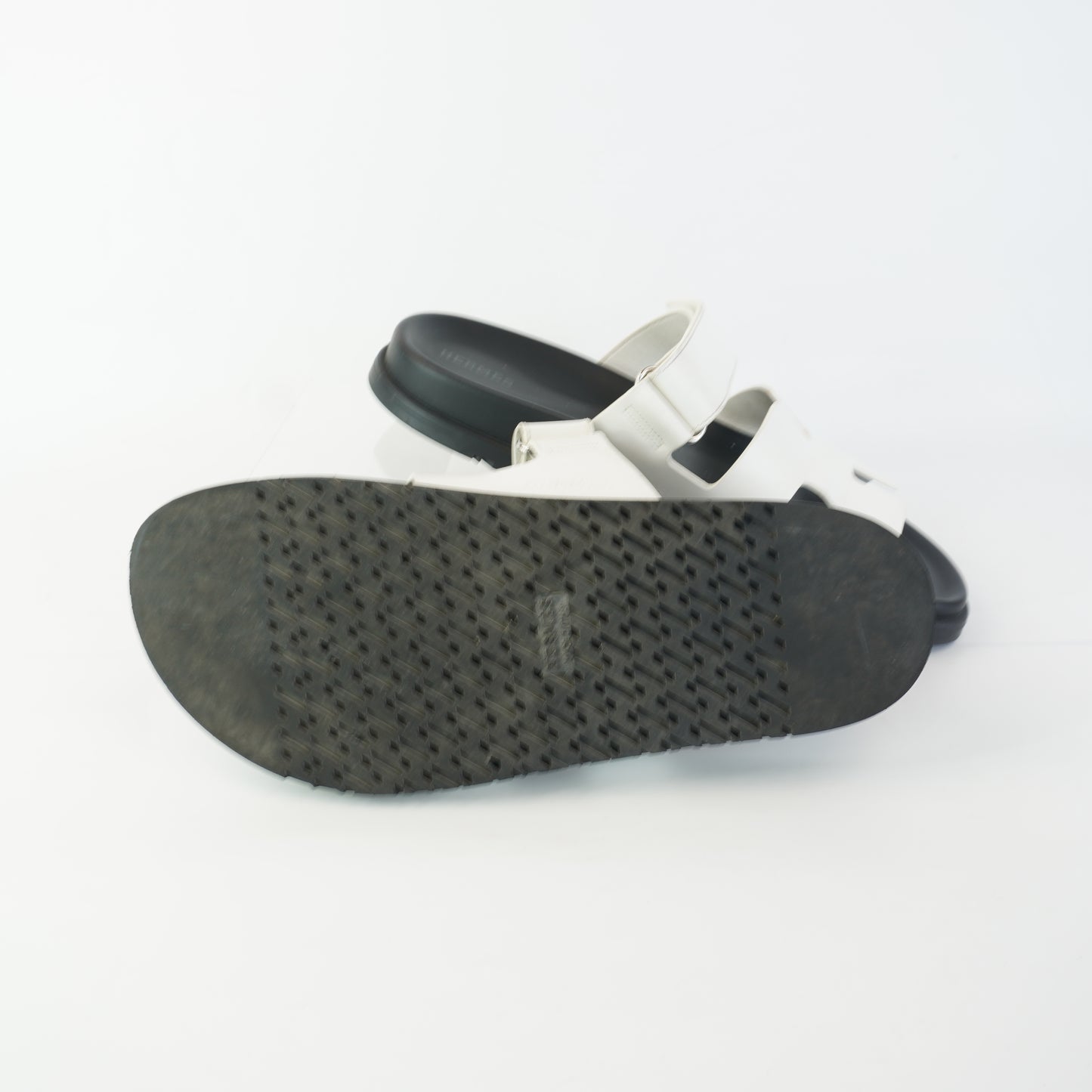 Hermes Chypre Sandal White Size 41
