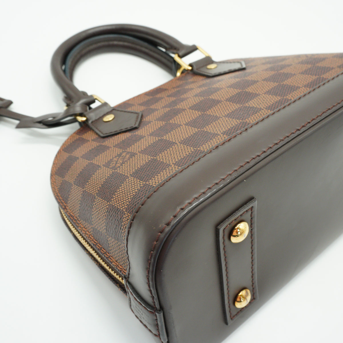Louis Vuitton	Alma BB Small Handbag Damier Ebene GHW