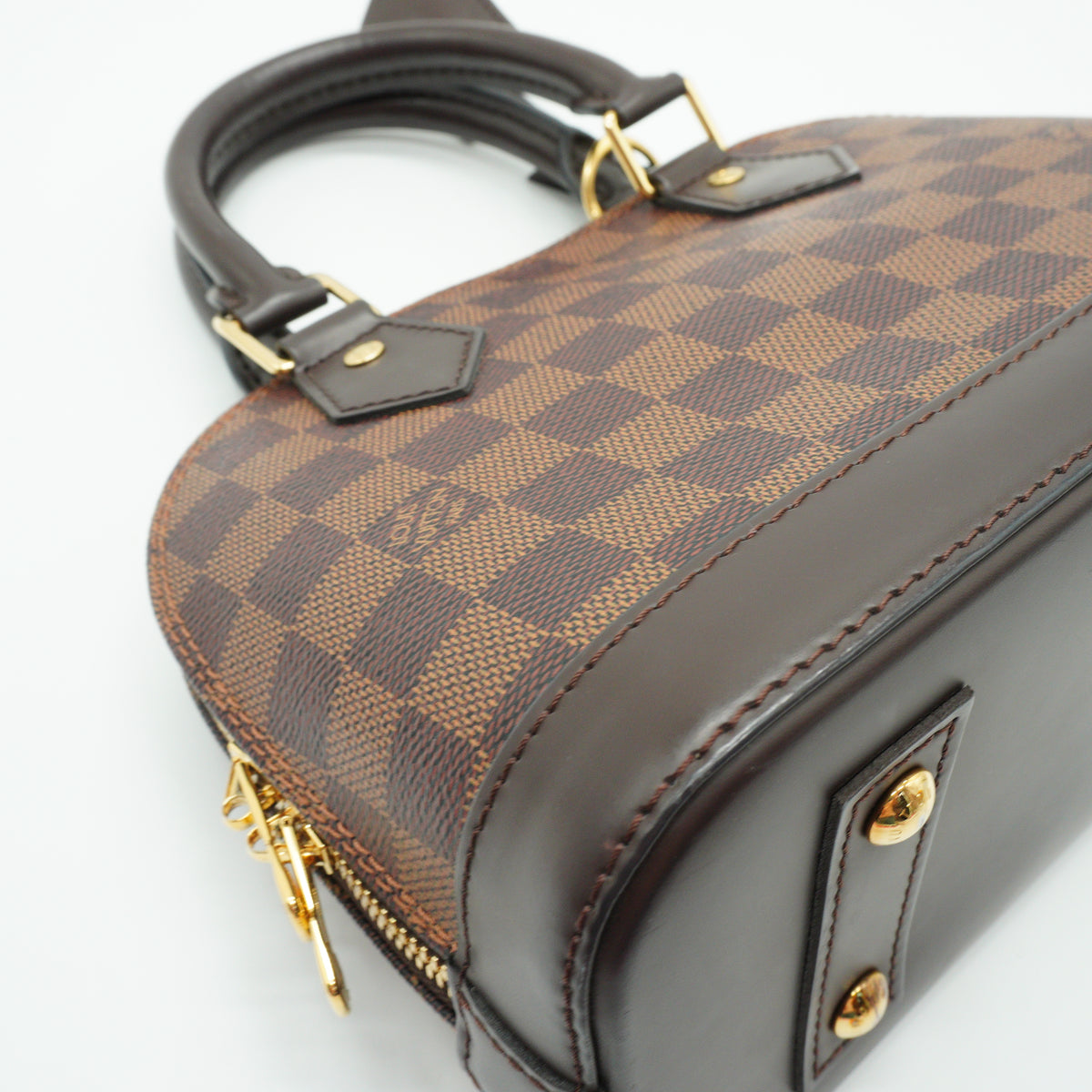 Louis Vuitton	Alma BB Small Handbag Damier Ebene GHW