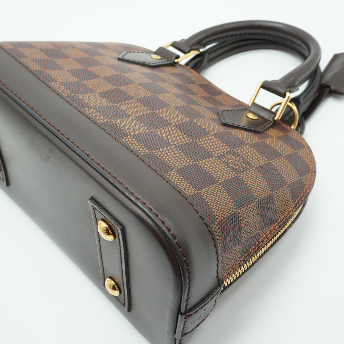 Louis Vuitton	Alma BB Small Handbag Damier Ebene GHW