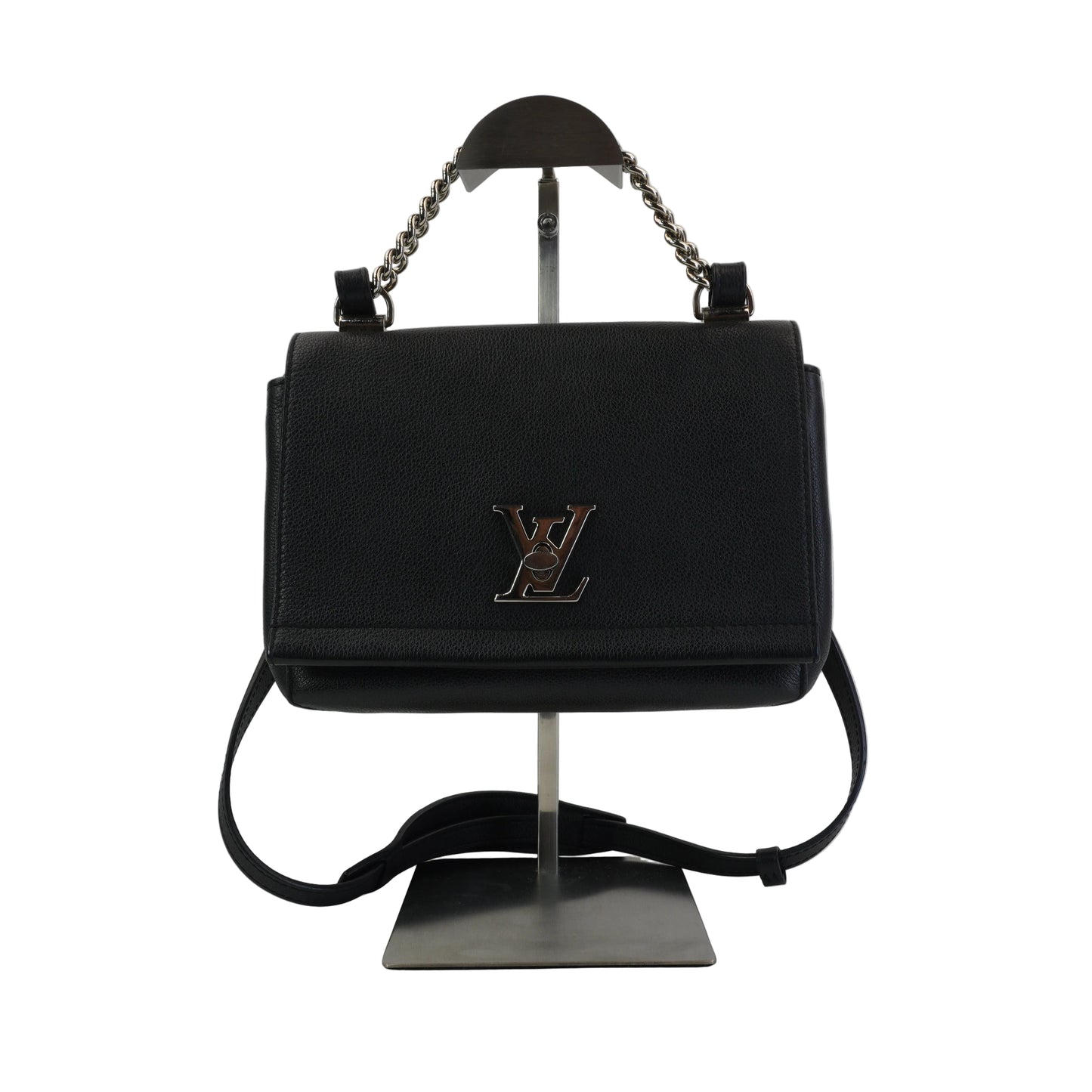 Louis Vuitton	Lockme II BB Bag in black Small SHW