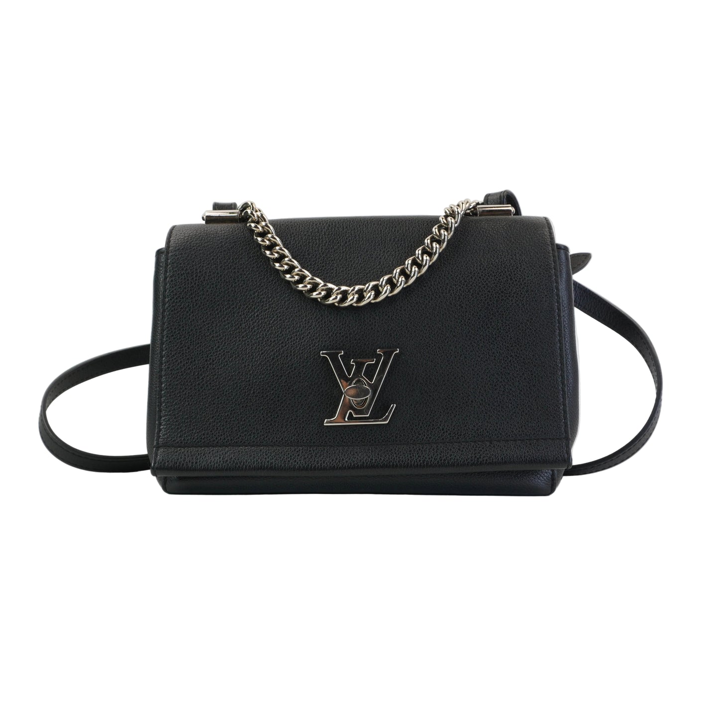 Louis Vuitton	Lockme II BB Bag in black Small SHW