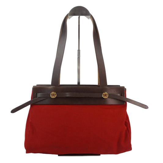 Hermes Herbag Cabas PM w/ Herbag Body Orange