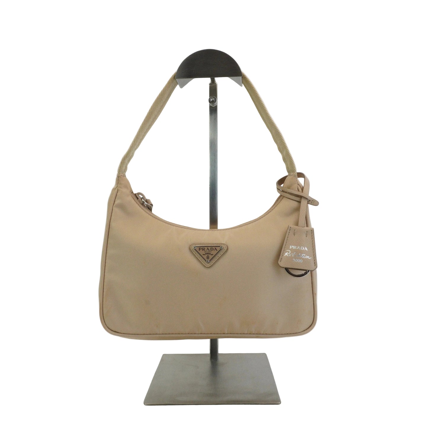 Prada Re Edition 2000 Mini Bag Desert Beige SHW
