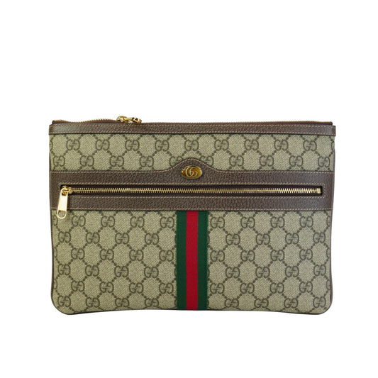 Gucci GG Ophidia Pouch in GG Supreme Canvas