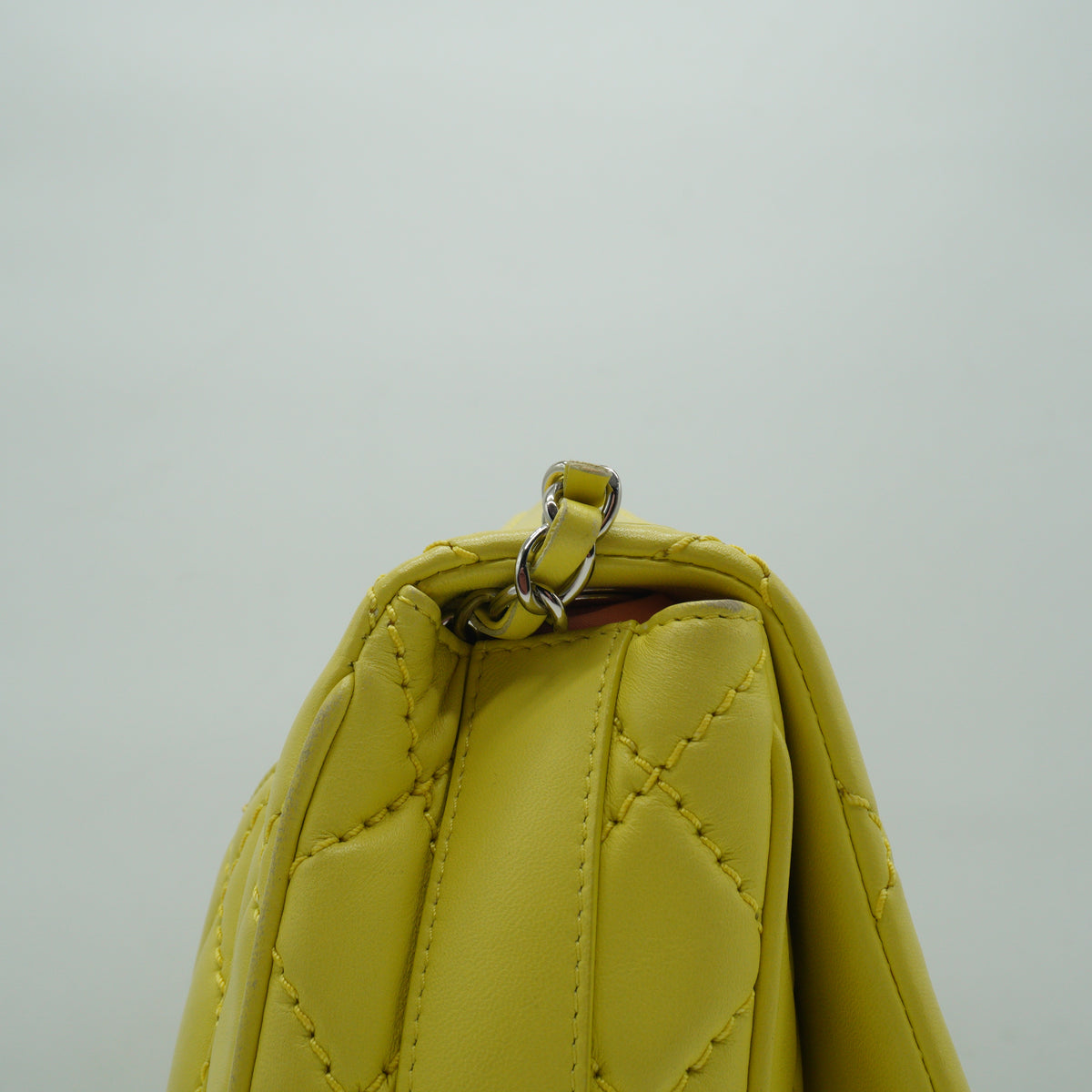 Chanel	Classic Flap Bag Yellow Medium SHW