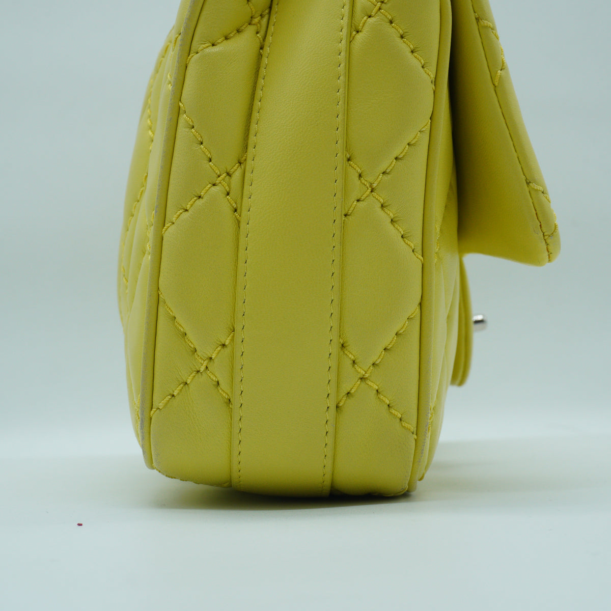 Chanel	Classic Flap Bag Yellow Medium SHW