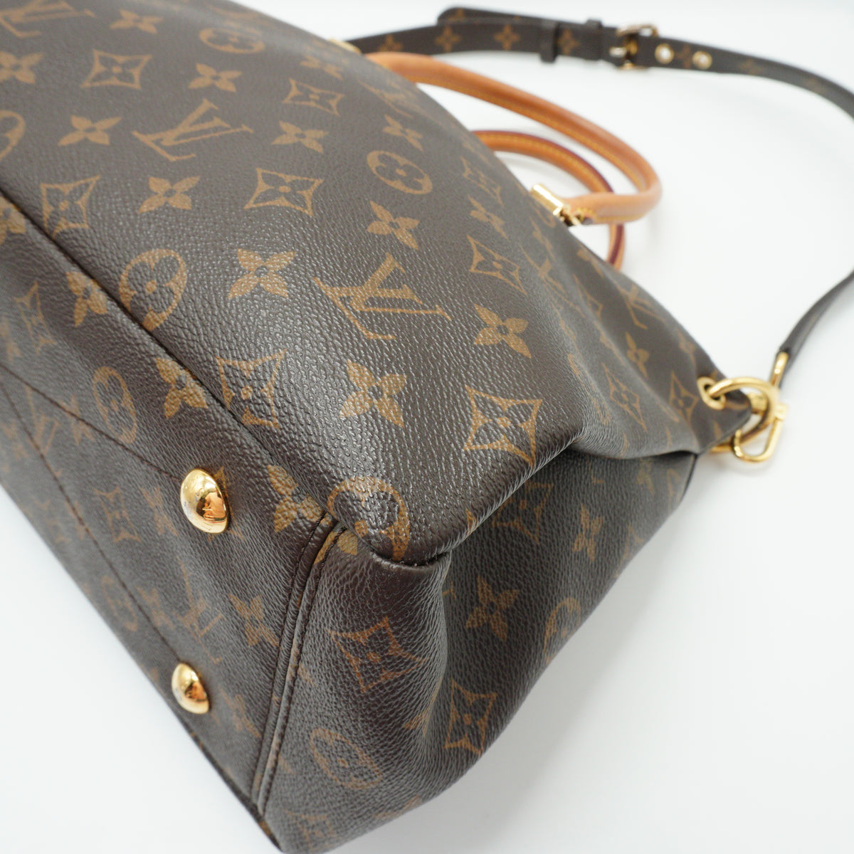 Louis Vuitton	Pallas MM Mono Canvas With Yello Safran Medium GHW