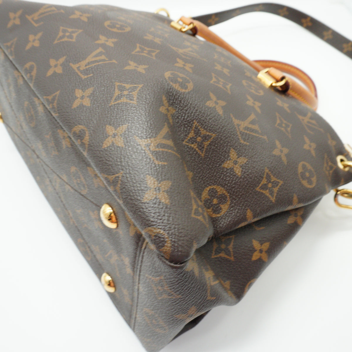 Louis Vuitton	Pallas MM Mono Canvas With Yello Safran Medium GHW
