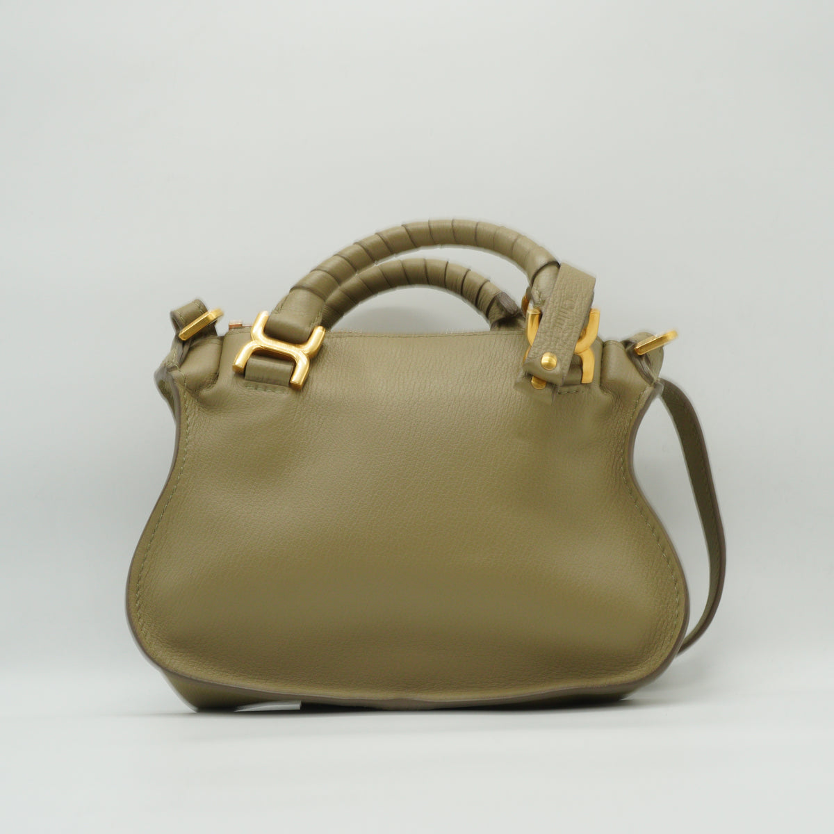 Chloe	Marcie Small Double Carry Bag Pottery Green GHW