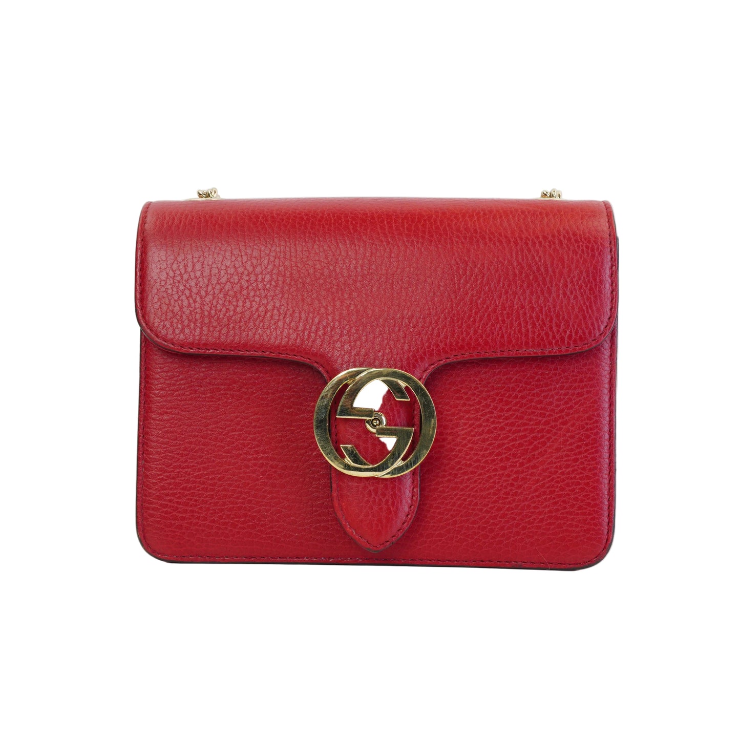 Gucci GG Interlocking Small Red GHW