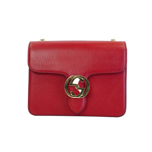 Gucci GG Interlocking Small Red GHW