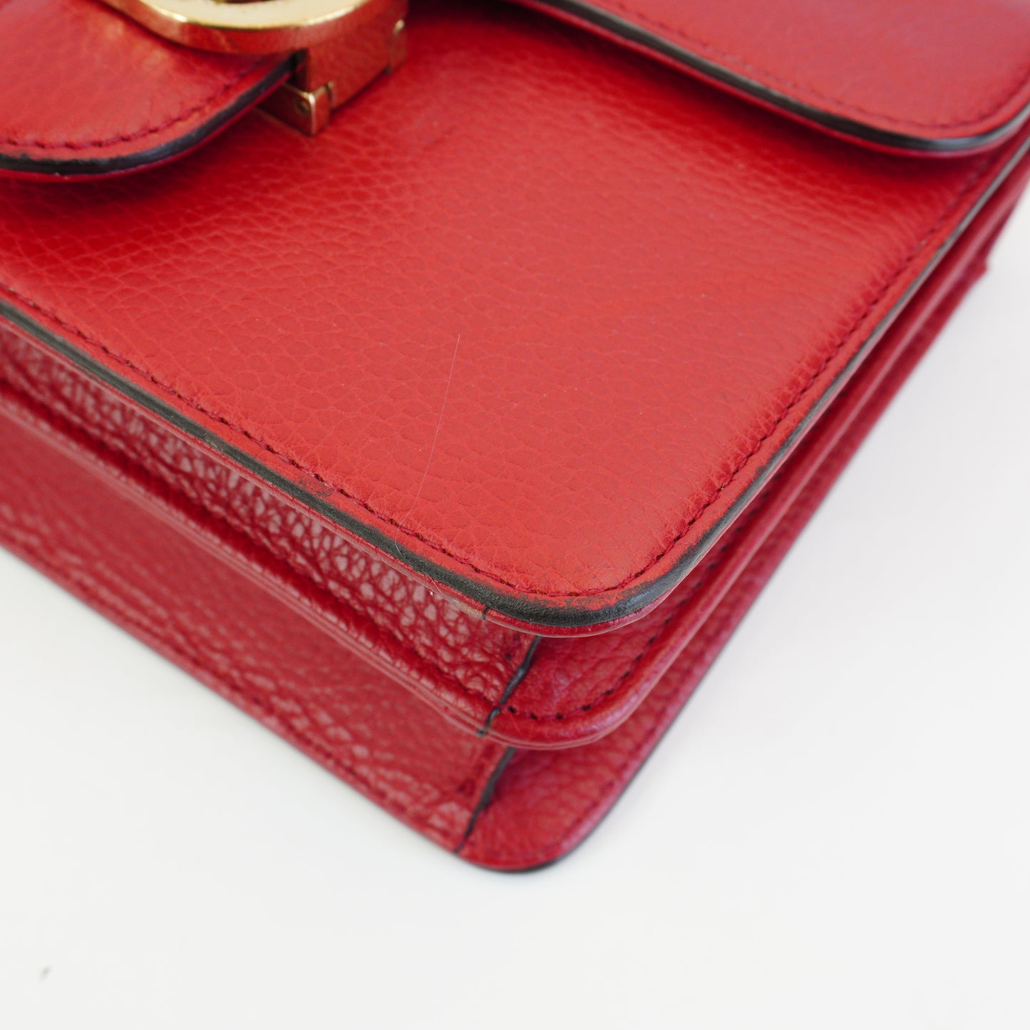 Gucci GG Interlocking Small Red GHW