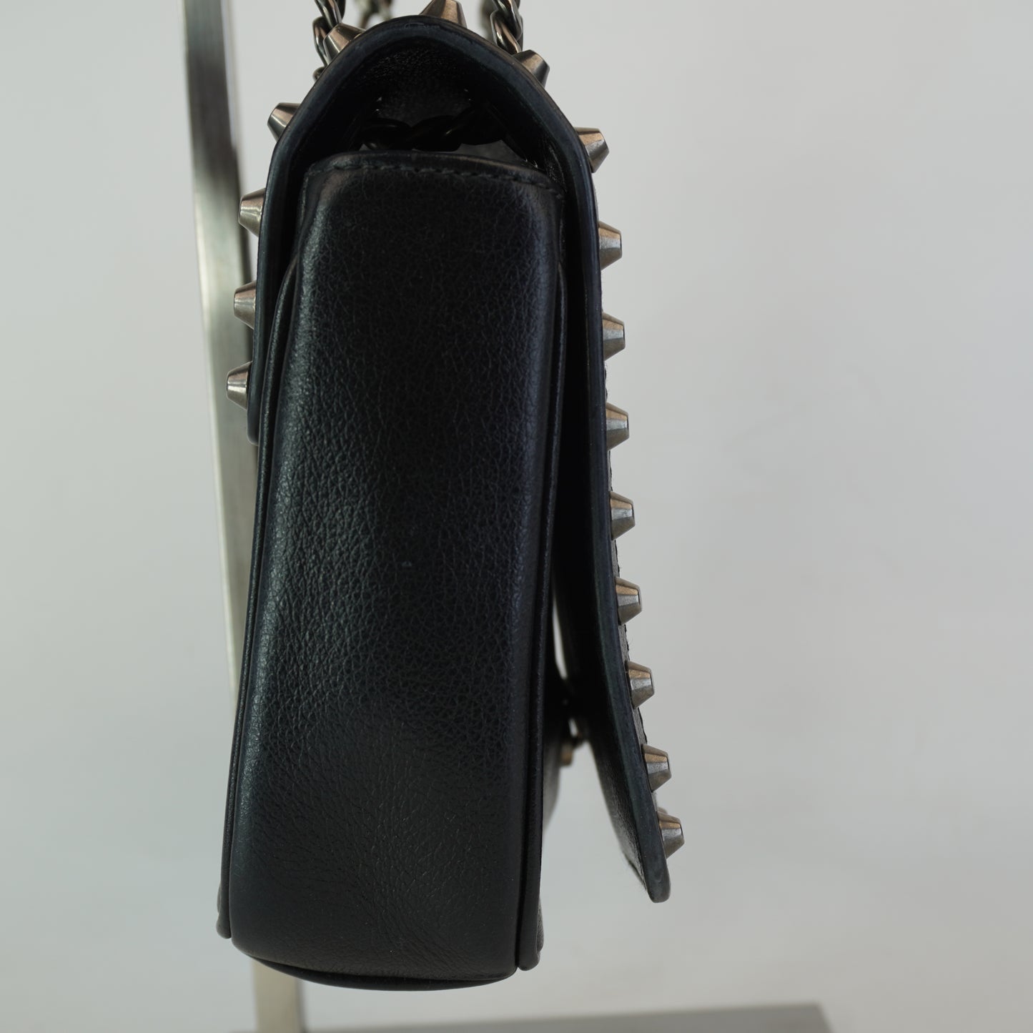 Prada Studded Glace Calfskin