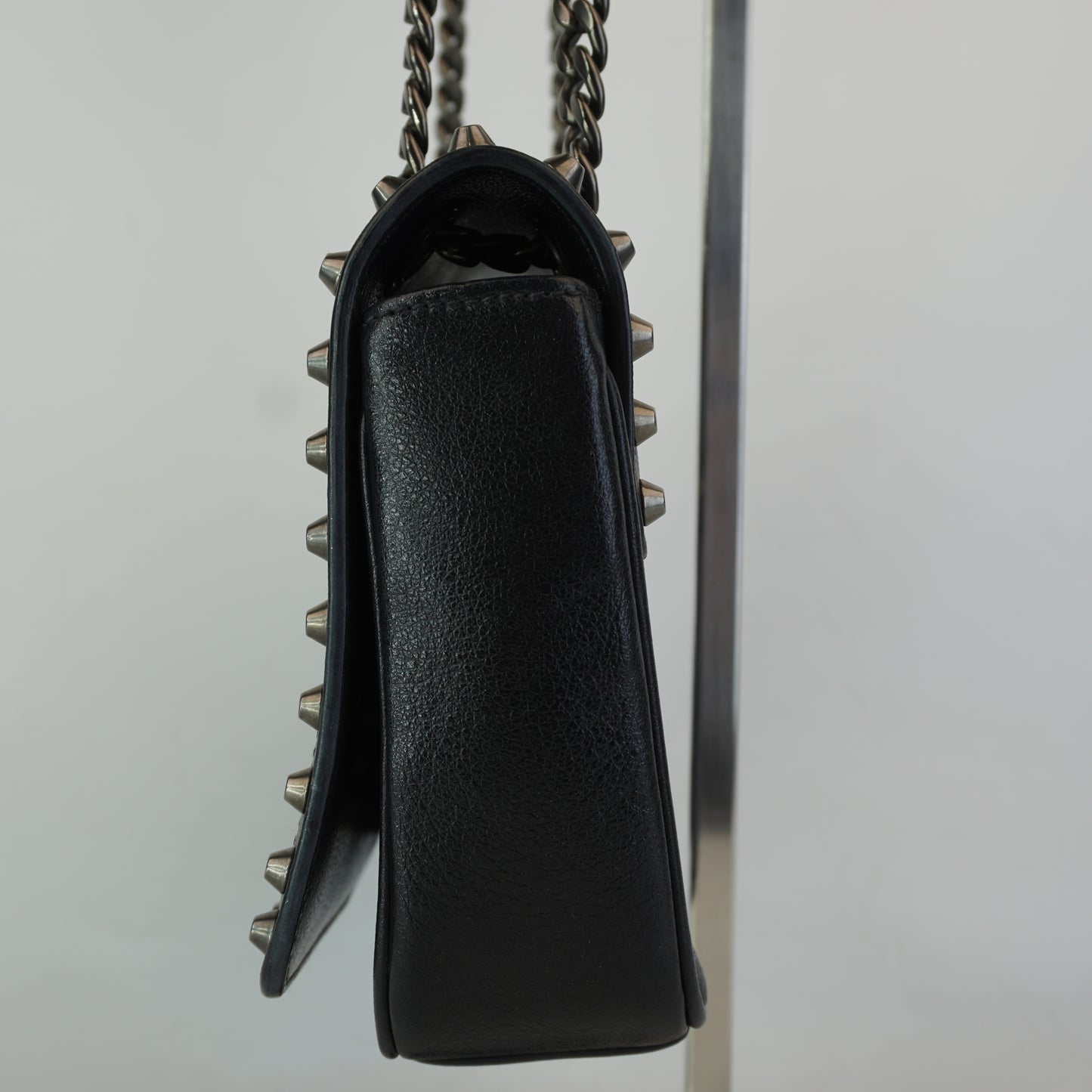 Prada Studded Glace Calfskin